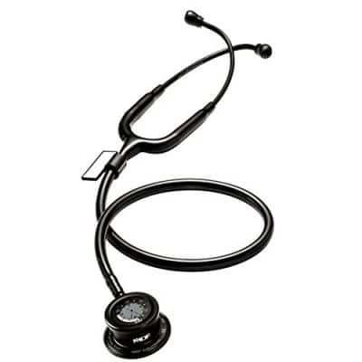 MDF Instruments Pulse Time 2-in-1 Digital LCD Clock and Single Head Stethoscope