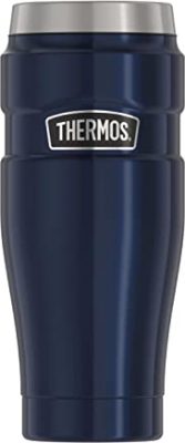 Thermos Vacuum Insulated Travel Tumbler with Folding Handle